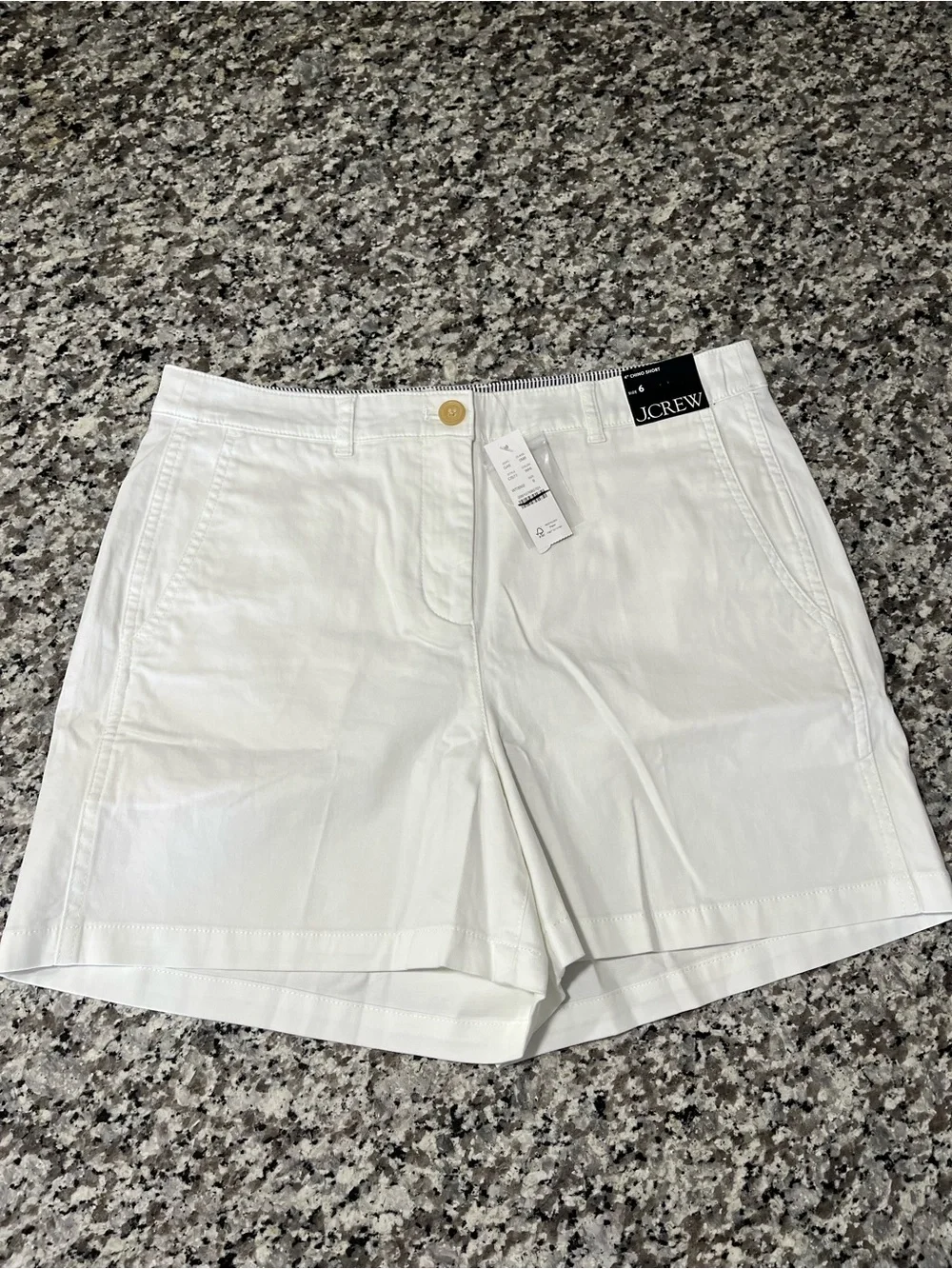 J Crew Shorts 6 Heritage White